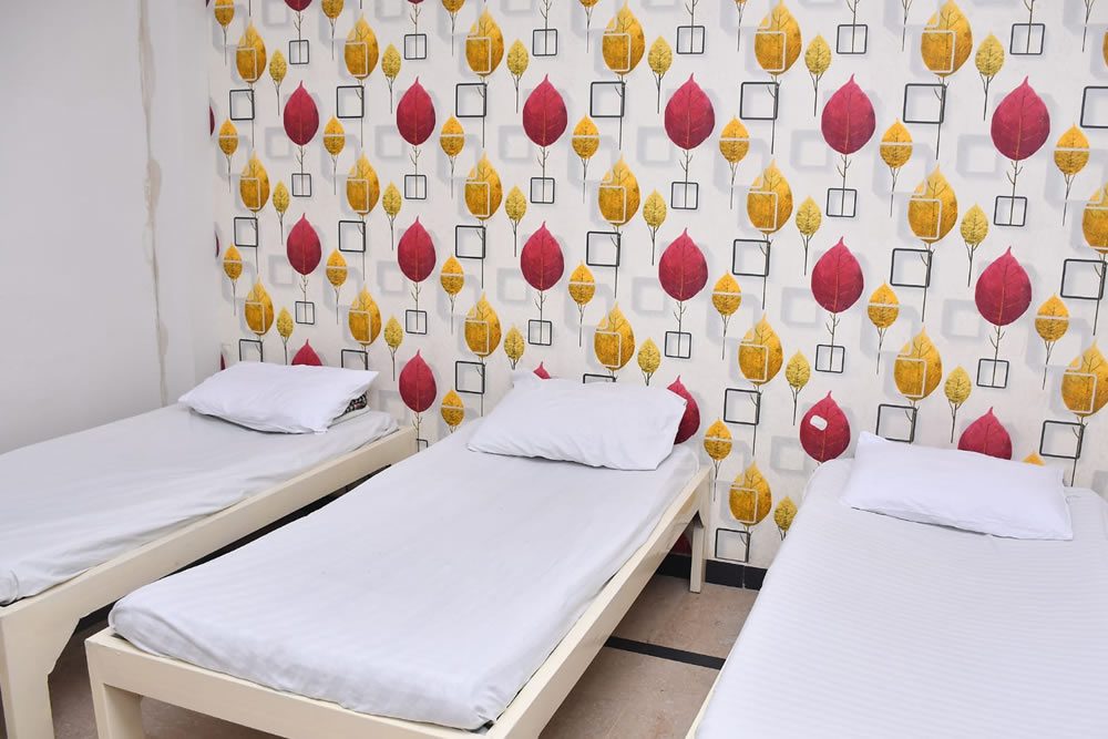 Dormitory at Safe Care Trust International, where donations help patients receive care
