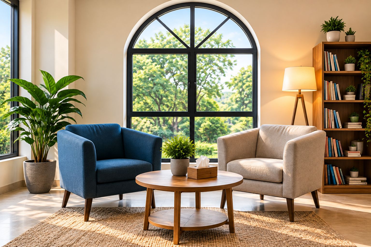 Private counselling room at Safe Care Trust International rehab centre
